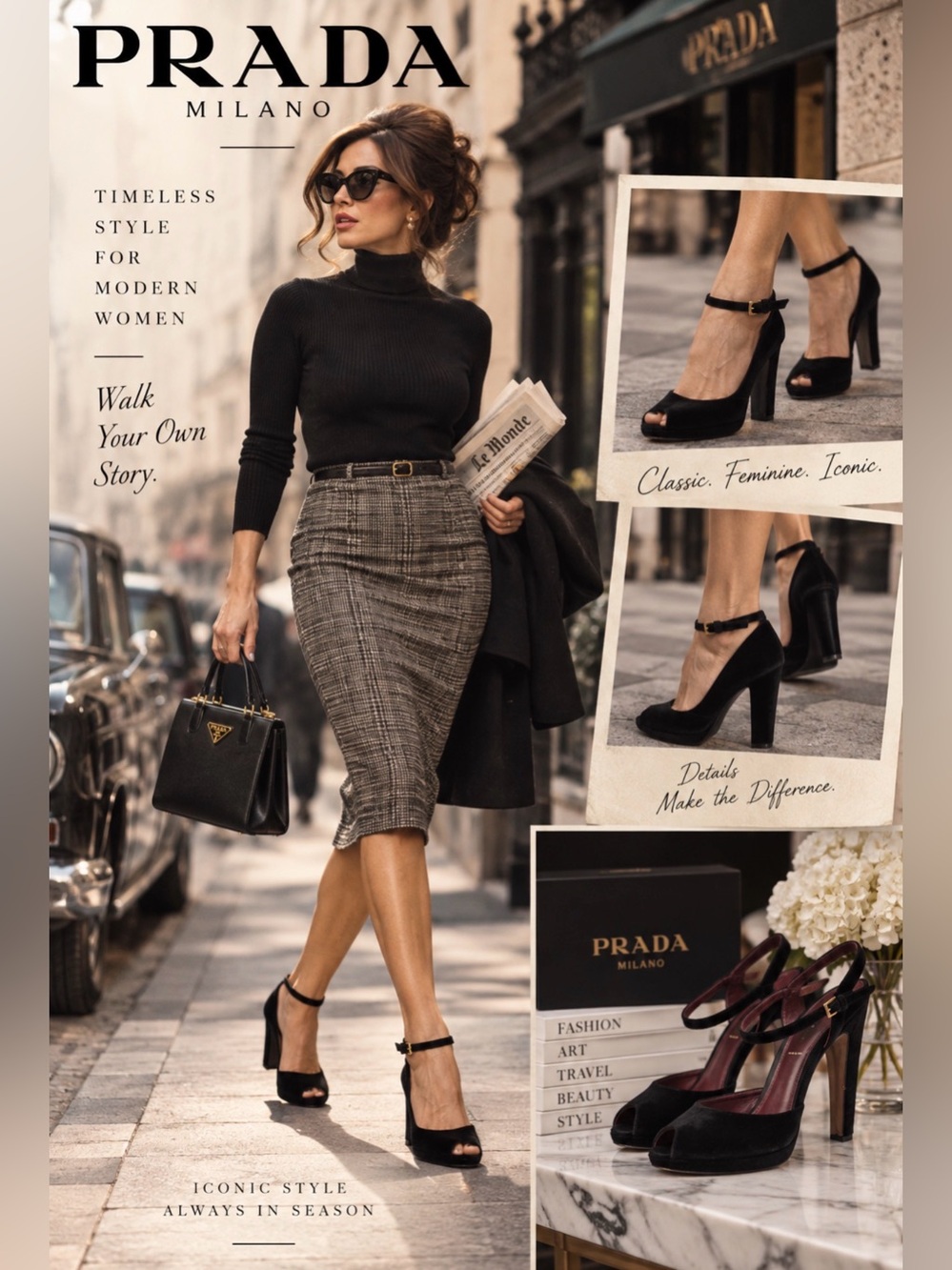 Prada Retro Velvet Slingback Pumps Mary Jane Peep Toes Heels Pin-Up